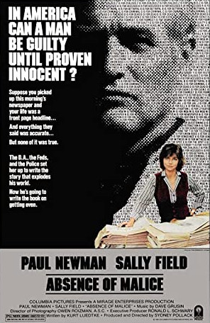 Absence of Malice (1981) หล่อนมีนามปากกาว่าโหด